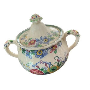 Vintage Antique Sugar‎ Bowl Masons of England